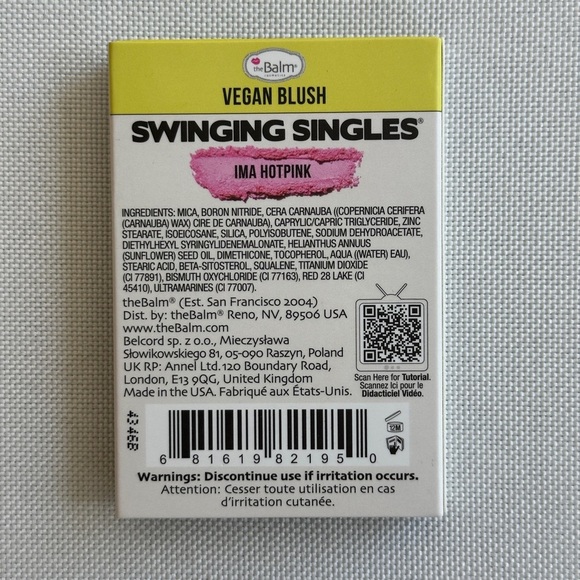 NWT theBalm Swinging Singles Powder Blush - Picture 3 of 3